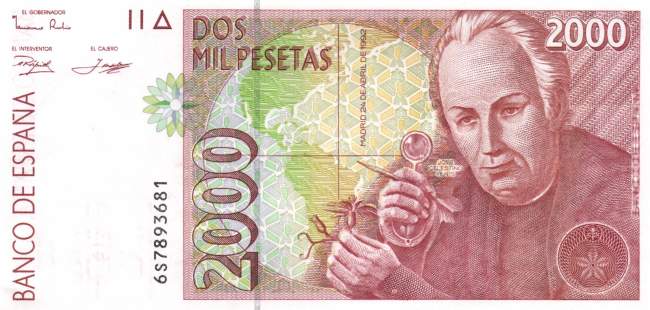 2000 Pesetas 24.4.1992
